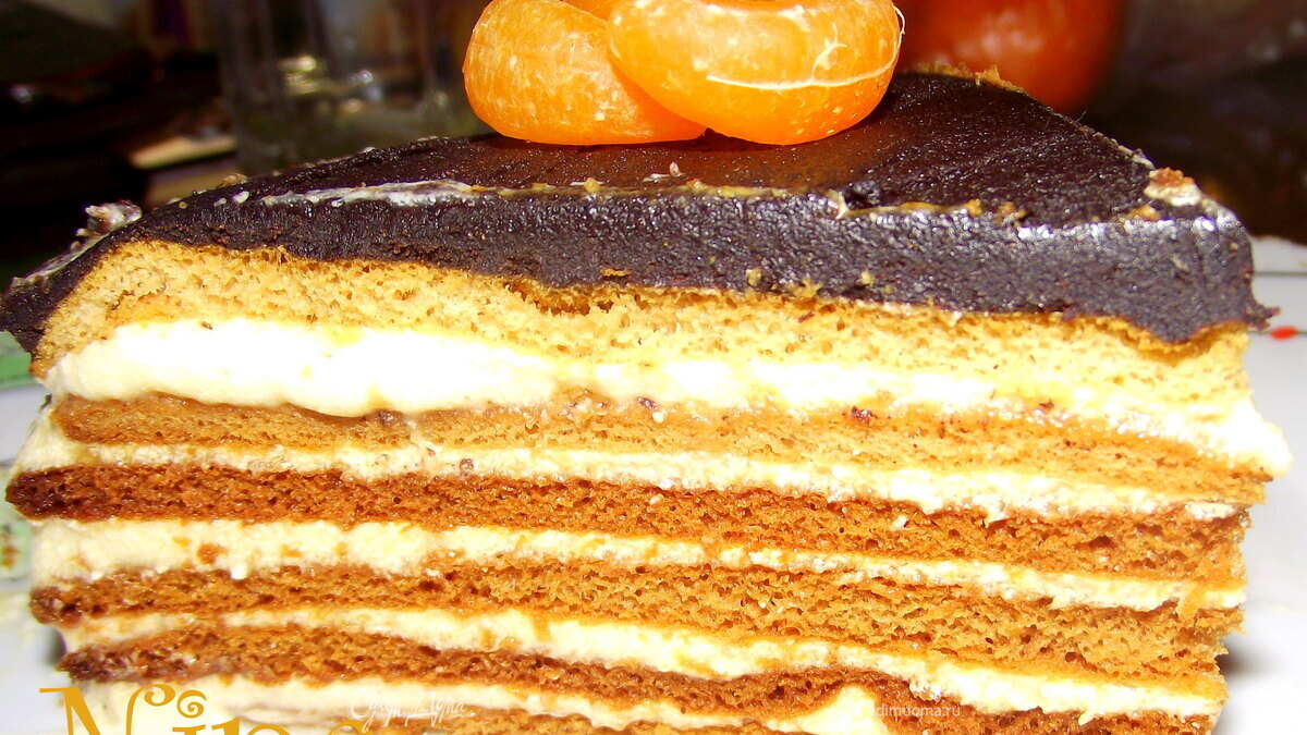 Рождественский медовый торт!