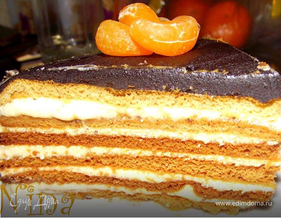 Рождественский медовый торт!