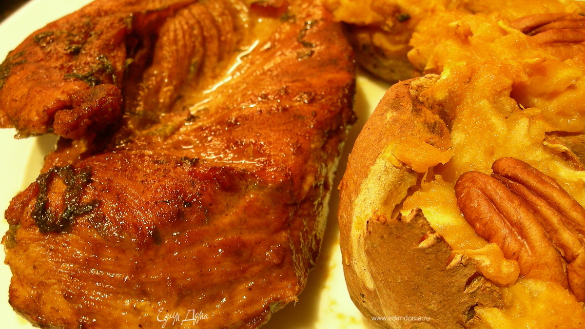 Курочка в пряном медовом маринаде