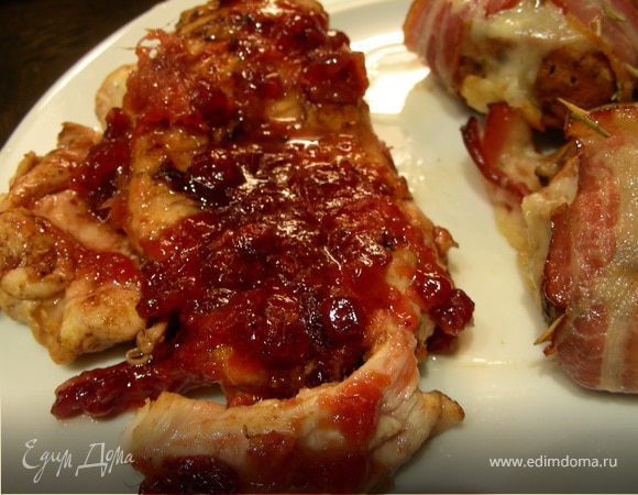 Курочка в клюквенно-имбирном соусе Курочка в клюквенно-имбирном соусе