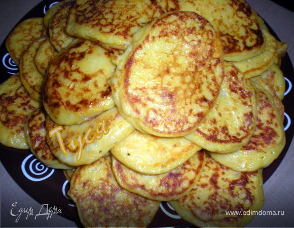 Картофельно-тыквенные оладьи Картофельно-тыквенные оладьи