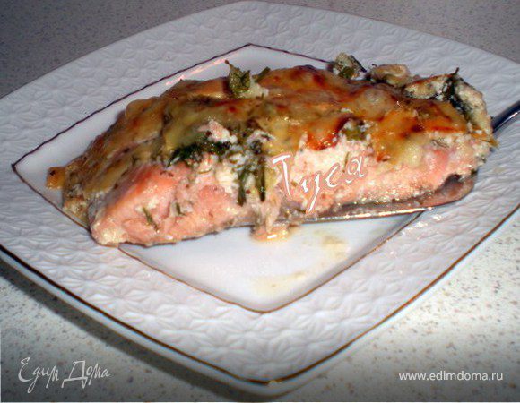 Горбуша запеченая.