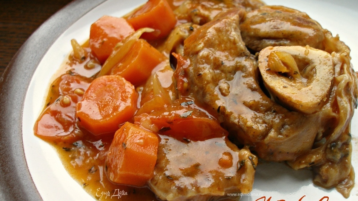 Телячья рулька по-милански - Ossobuco alla Milanese