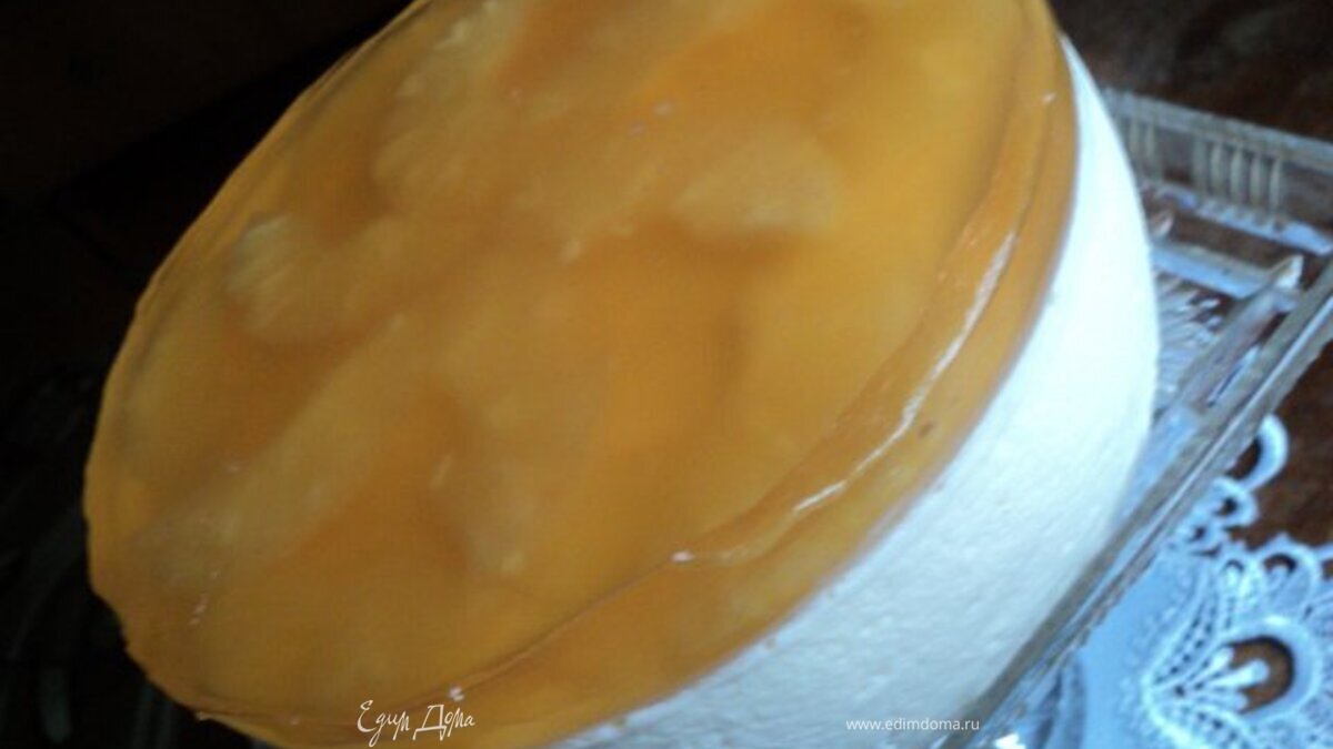 Торт «Ананасы в шампанском»