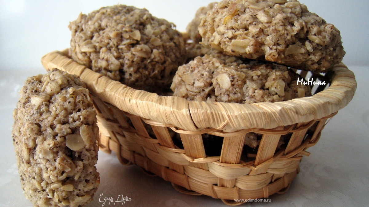 Овсяное печенье с кофе и лимонной цедрой