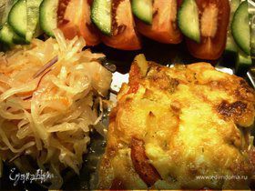 Запеканка картофель-овощи- фарш (Auf-lauf)