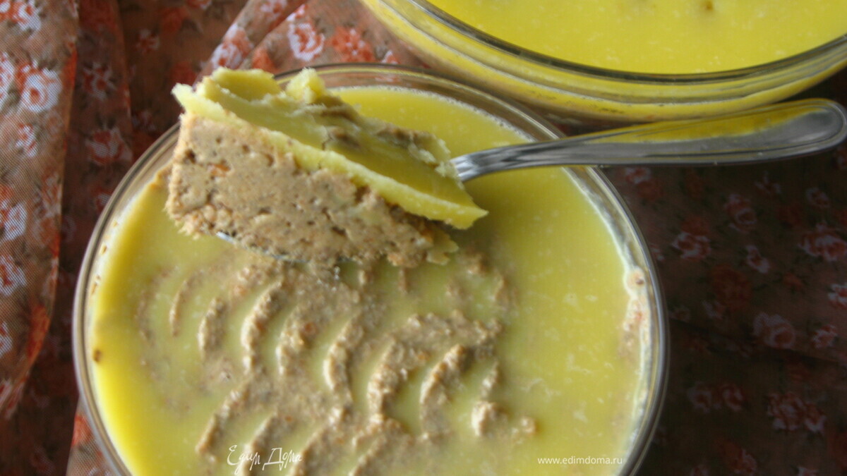 Печеночный паштет с айвой