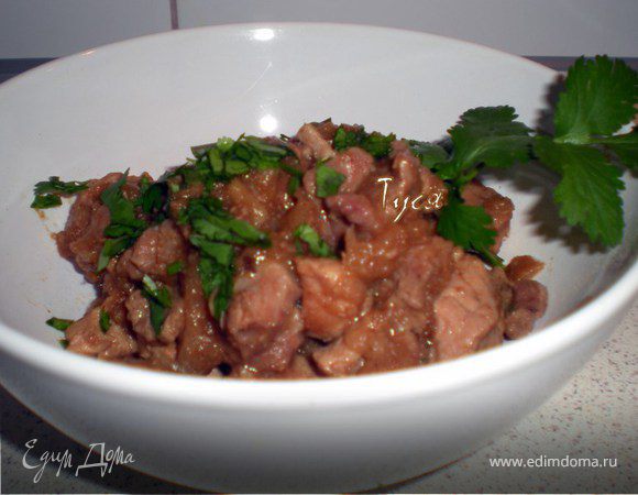 Свинина в пиве с хлебными крошками Свинина в пиве с хлебными крошками