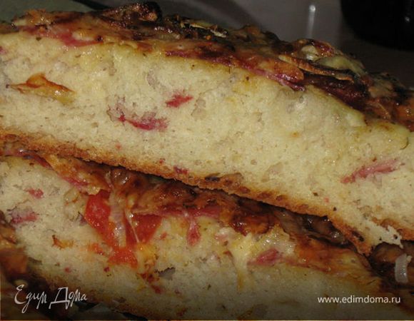 Фокачча с пепперони Фокачча с пепперони