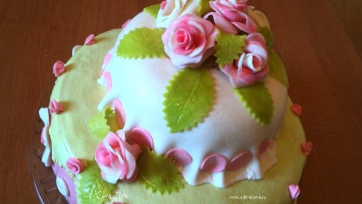 Торт «Цветы для Риты"