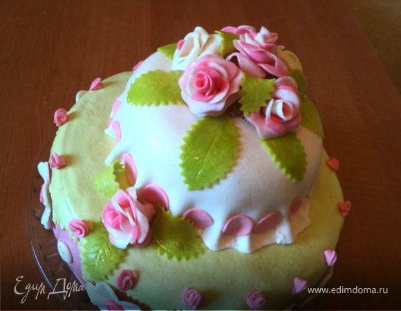 Торт «Цветы для Риты"