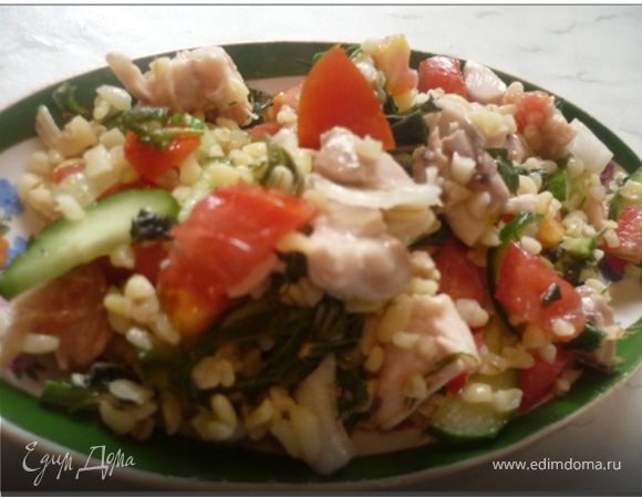 Салат «Табуле» с куриной грудкой