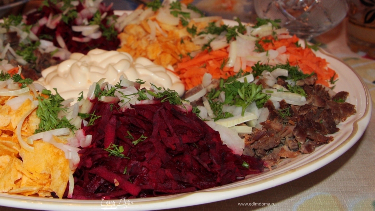 Салат Хрум-Хрум (по мотивам Татарского)