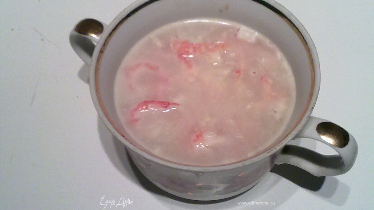 Креветки под шубой