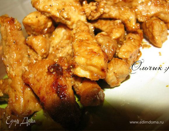 Свинина в имбирно-цитрусовой карамели Свинина в имбирно-цитрусовой карамели