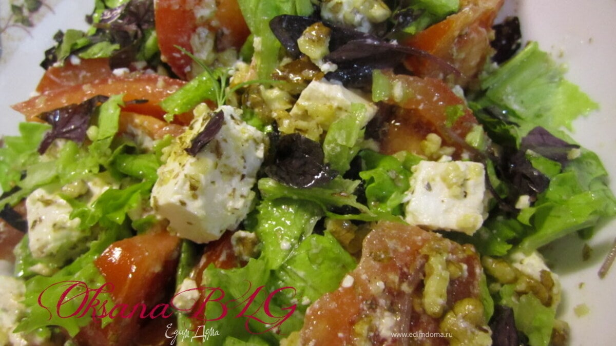 Легенький салатик.