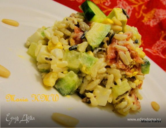 Салат с рисом и прошутто Салат с рисом и прошутто