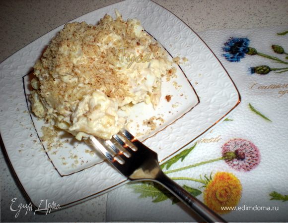 Салат из курицы, ананаса и свити для друзей Салат из курицы, ананаса и свити для друзей