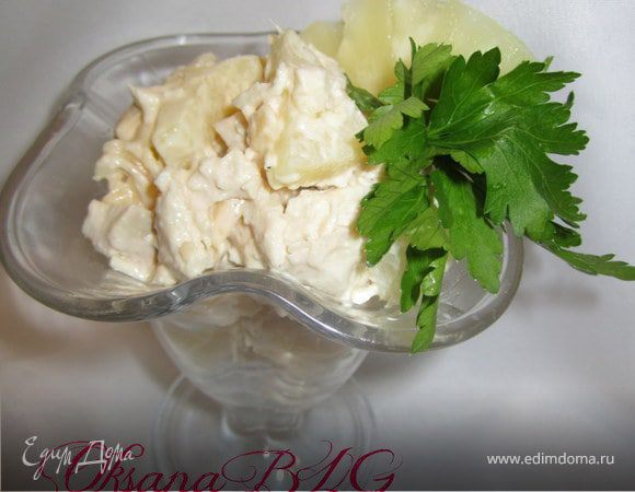 Салат "Ананасовая курочка" Салат "Ананасовая курочка"