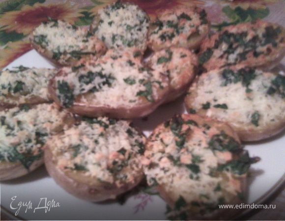 Картофель запеченный с зеленью