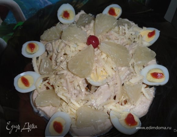 Салат «Курица с компанией» Салат «Курица с компанией»