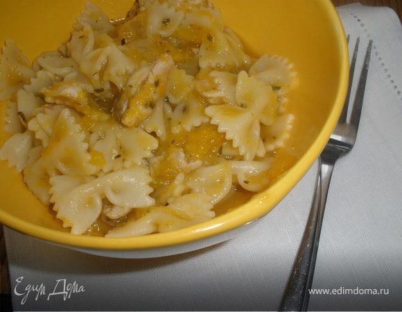 Паста с тыквой от Джейми Оливера Паста с тыквой от Джейми Оливера