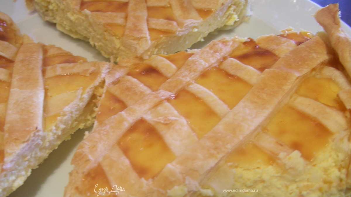 Кростата (пирог) с рикоттой