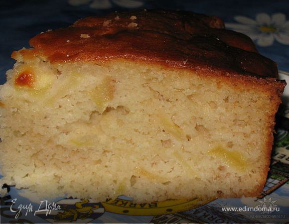 Кекс с яблоками на майонезе Кекс с яблоками на майонезе