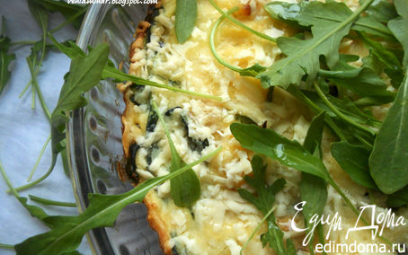 Рецепт Фриттата с картофелем, шпинатом и творожным сыром