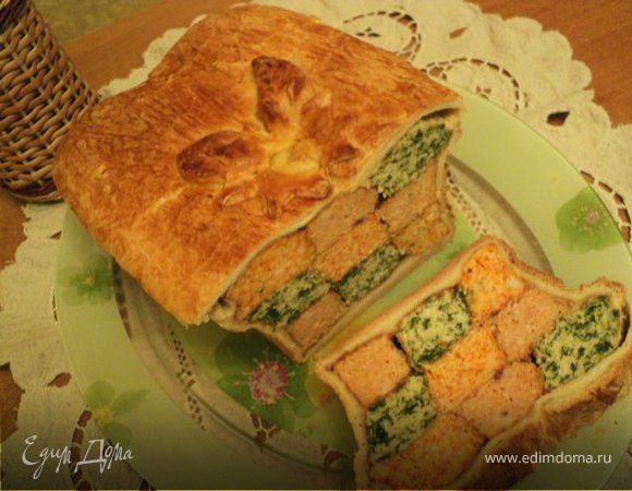 Куриная запеканка в тесте « Три вкуса»