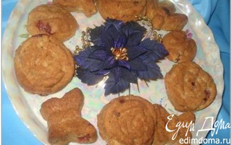Рецепт Клубнично-кокосовые кексы для всех Татьян