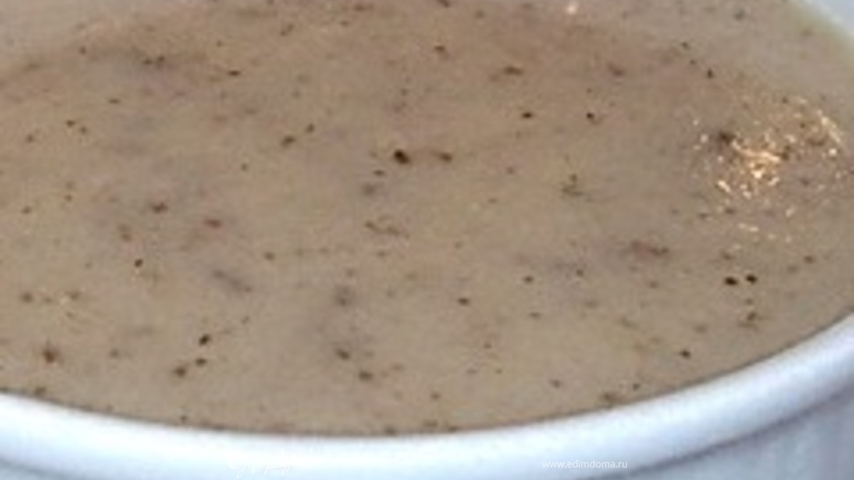 Французский грибной суп-пюре