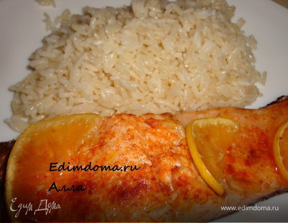 Форель золотистая запеченная