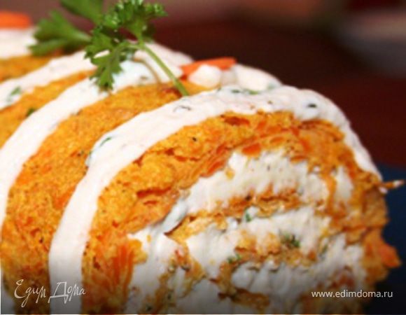 "Рыжий" рулетик с творожным кремом и рыбкой "Рыжий" рулетик с творожным кремом и рыбкой