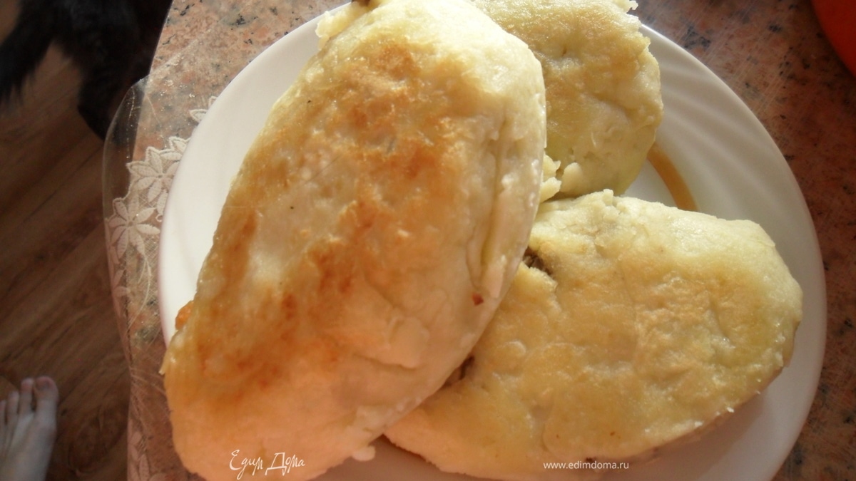 Зразы картофельные с грибами