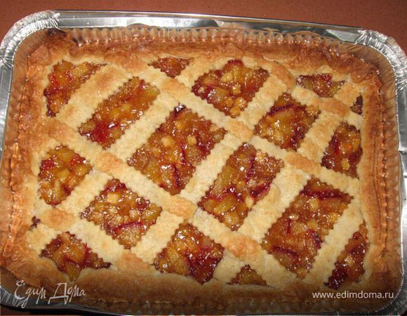 пирог с яблоками и сливами пирог с яблоками и сливами