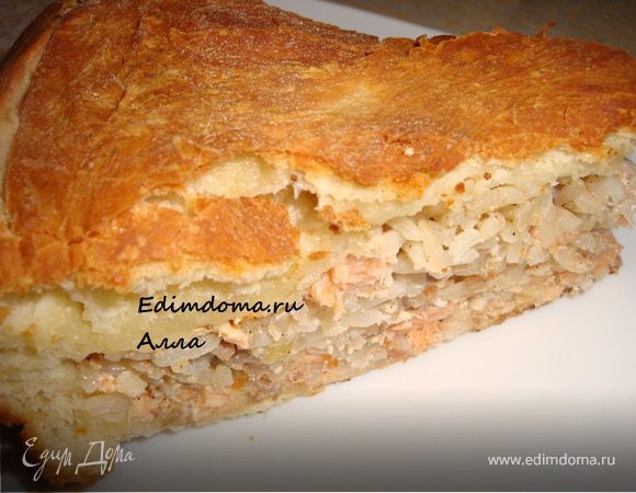 Пирог с рыбой (семгой) Пирог с рыбой (семгой)