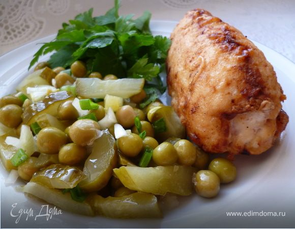 Куриная отбивная котлета с начинкой.