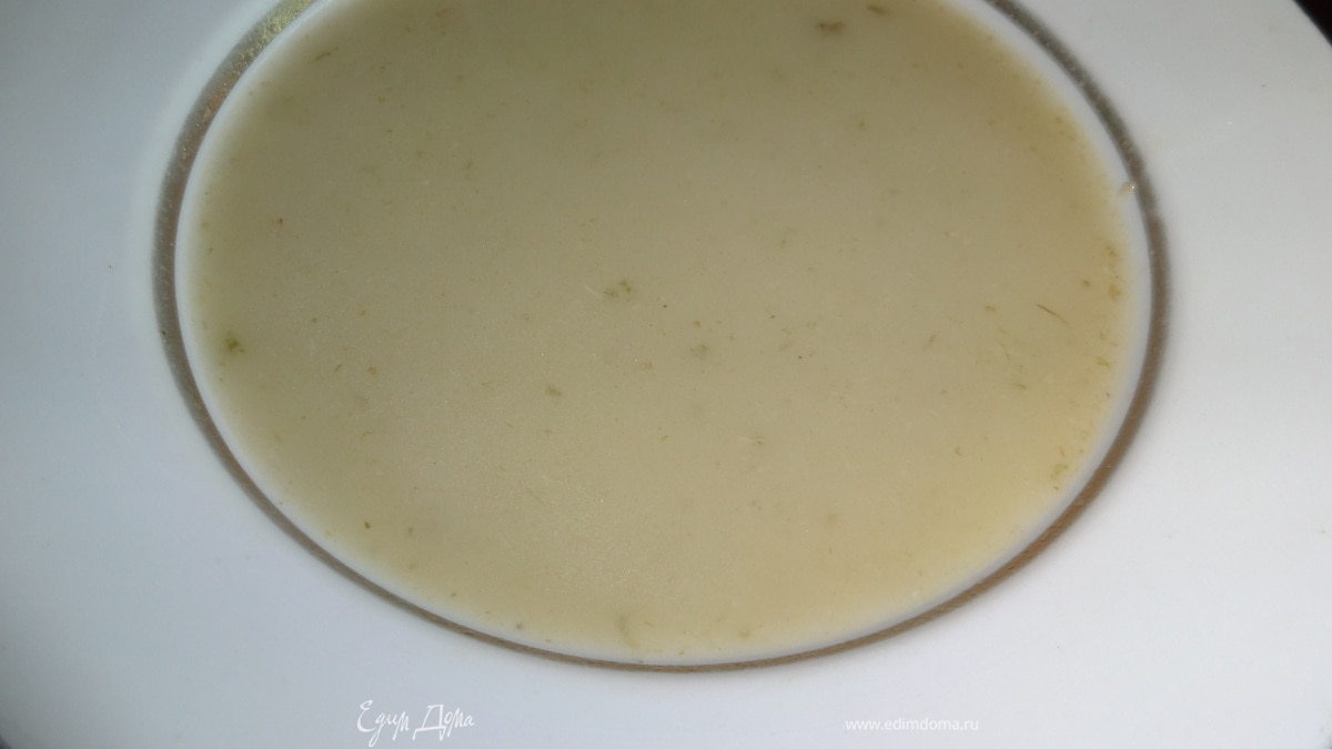 Суп с зеленым луком и картошкой