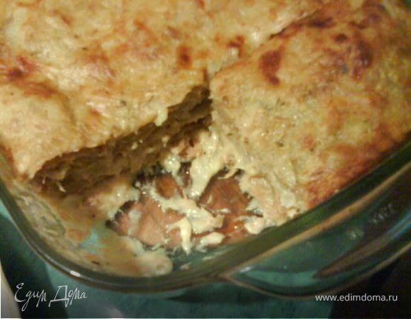 Лазанья с тунцом
