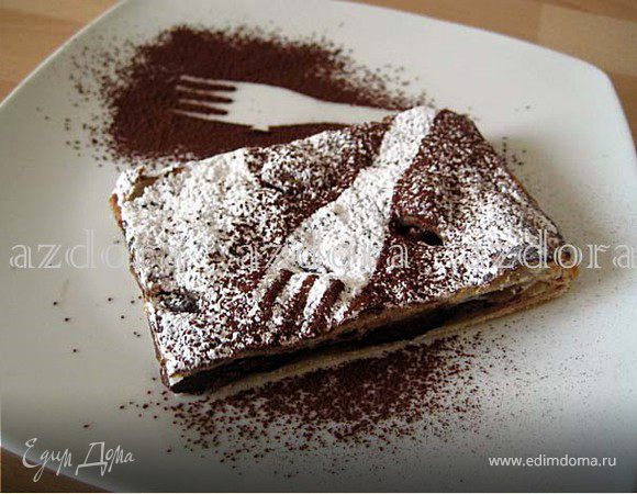 Слойка с грушами и шоколадом Слойка с грушами и шоколадом