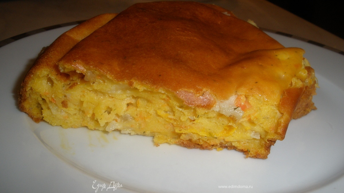 Ароматный тыквенный пирог