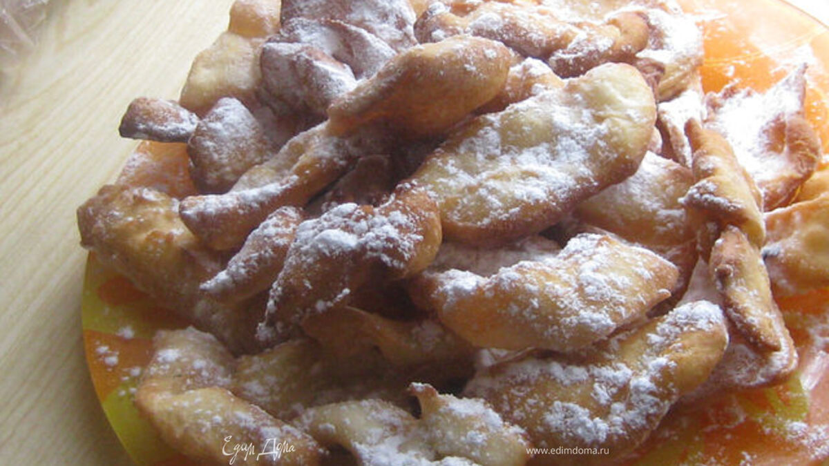 Хворост на кефире