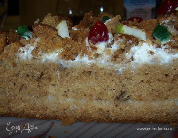 Леках медовый с грецкими орехами (Еврейская кухня)