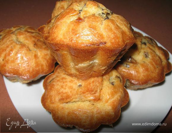 Маффины с луком и грибами
