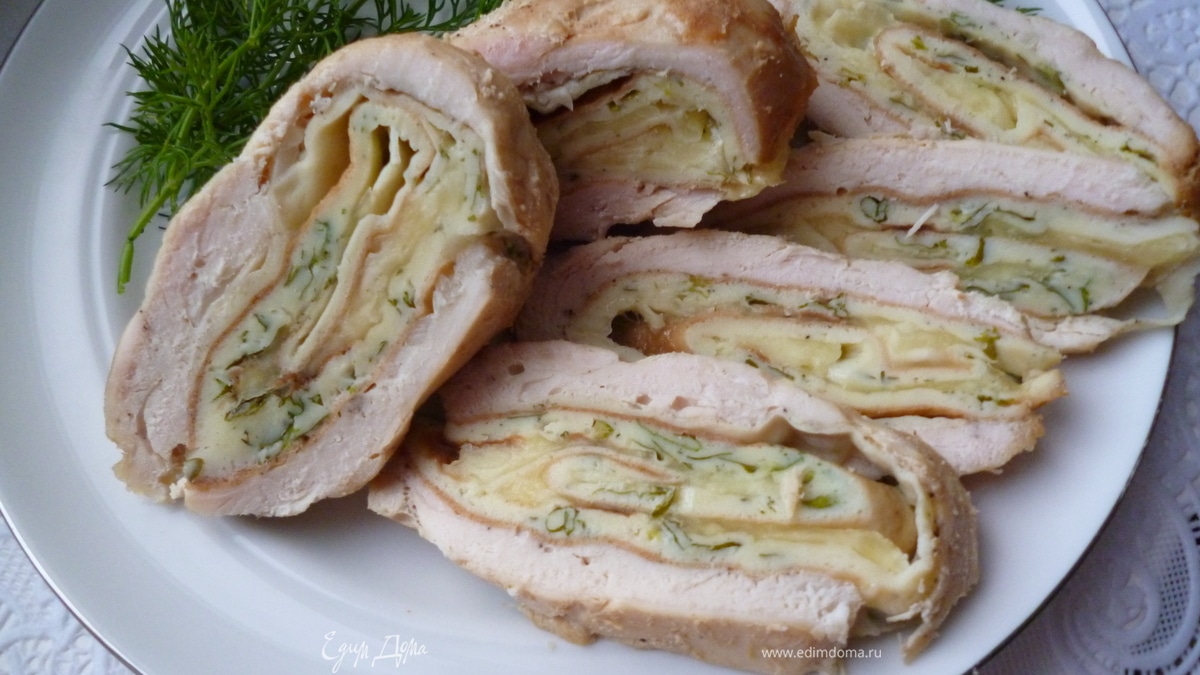 Рулет из куриного филе