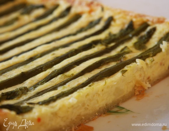 Хрустящий пирог со спаржей и картофелем по рецепту Джейми Оливера Хрустящий пирог со спаржей и картофелем по рецепту Джейми Оливера