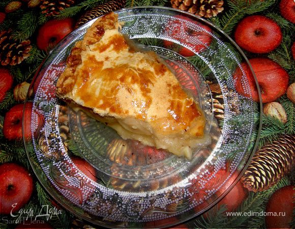 Американский яблочный пирог, домашнее наслаждение
