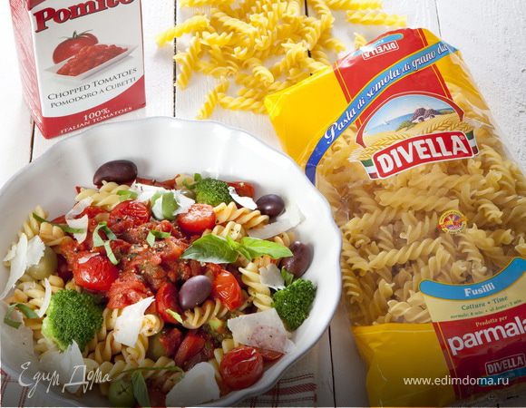 Фузилли по-средиземноморски