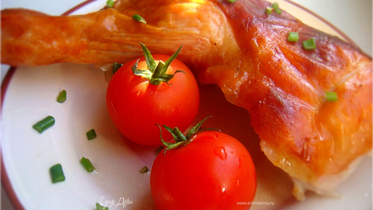 Цыпленок с медовой корочкой и ароматом пива (Honey-beer chicken )